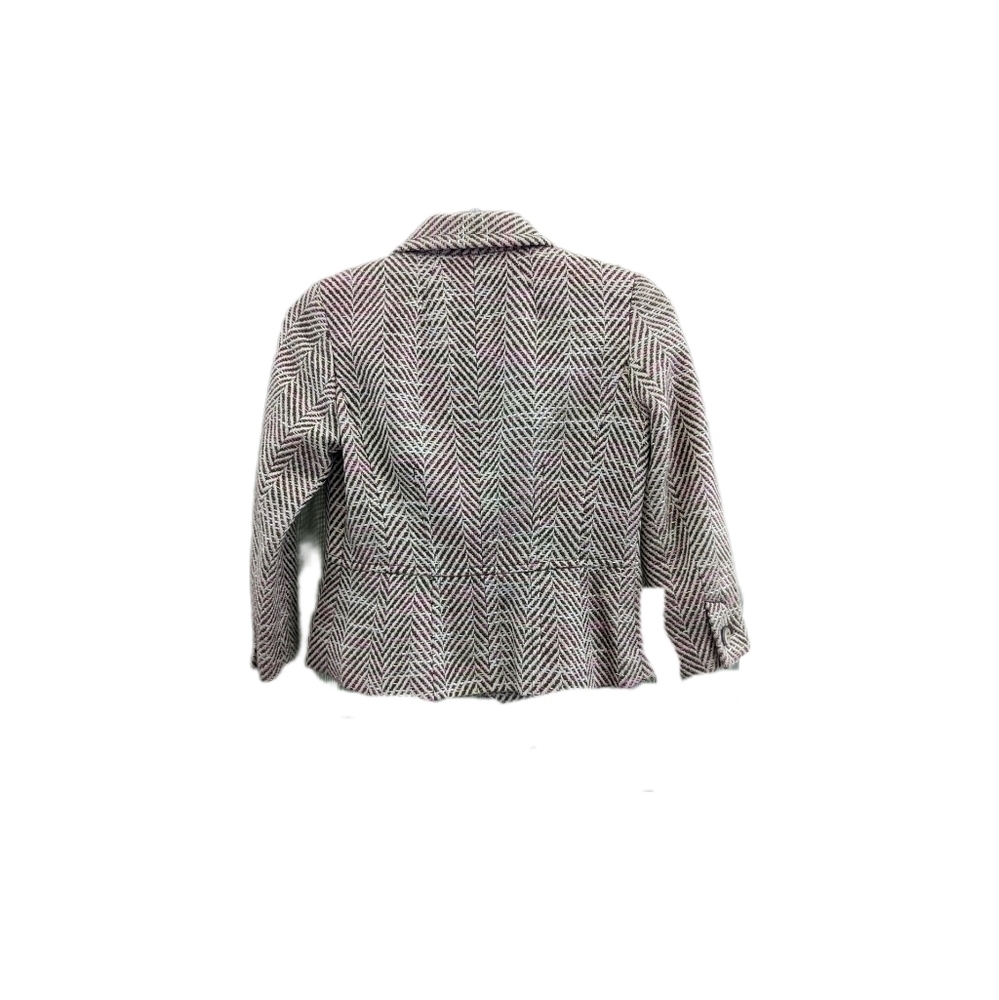 Sigrid Olsen Short Multi-Color Tweed Jacket Size … - image 2